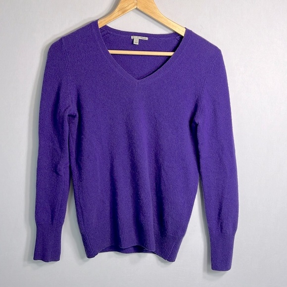 Halogen V-Neck 100% Cashmere Sweater size S - Picture 1 of 9